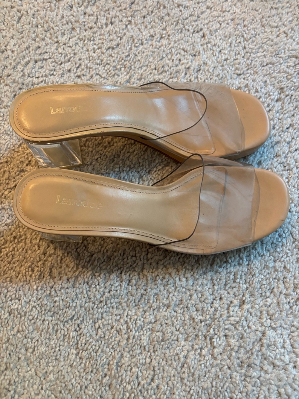 Larroude jenn lucite size 7.5